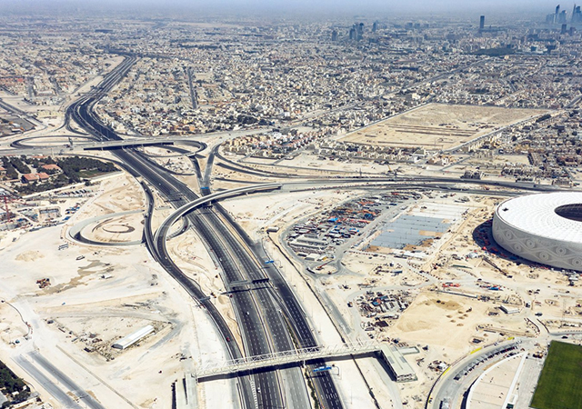 Work on upgrading the E Ring Road comprises the Mesaimeer Interchange, the first-of-its-kind project in Qatar.